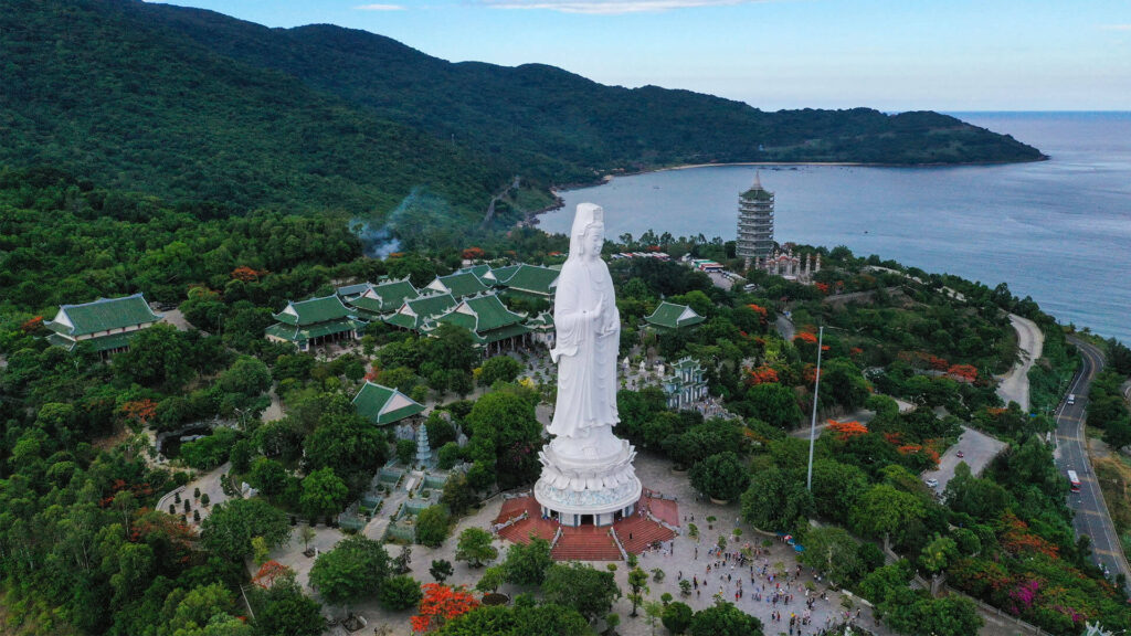 Visiting Linh Ung Pagoda will definitely be one of the best things to do in Da Nang if you are into spiritual tourism (Source: Collected)