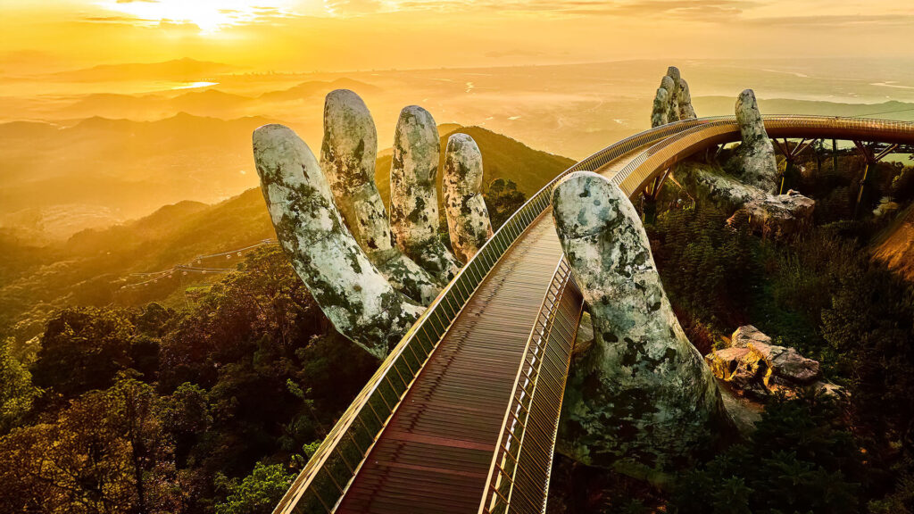 Bana Hill golden bridge
